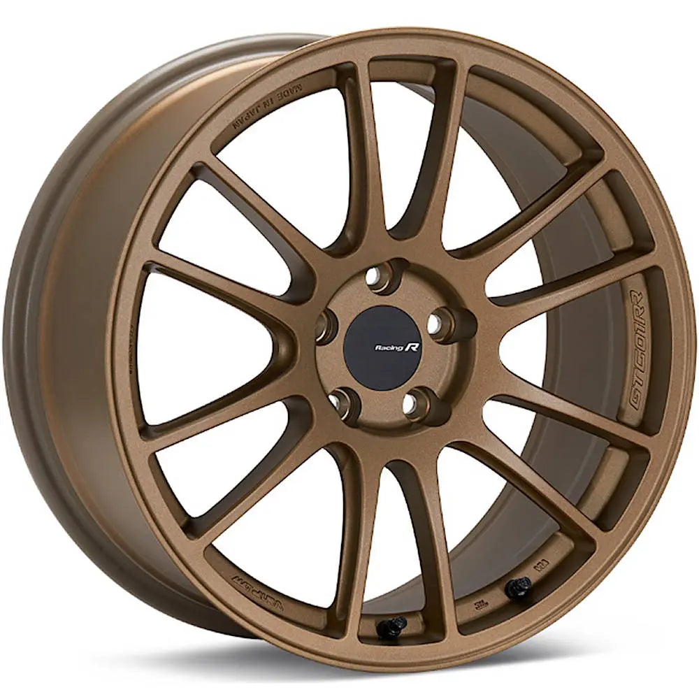 Enkei GTC01RR Titanium/Gold wheel