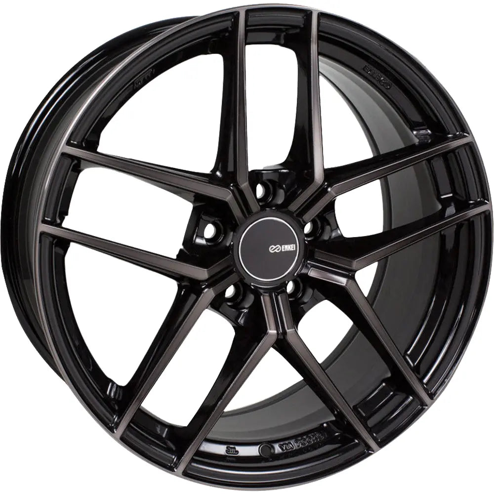 Enkei TY5 Black/Machined wheel