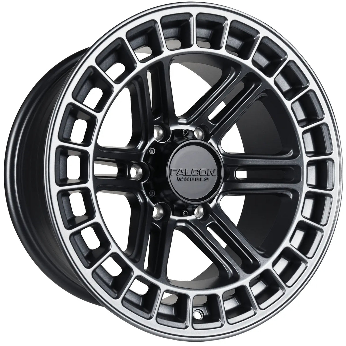 Falcon T5 Gunmetal wheel
