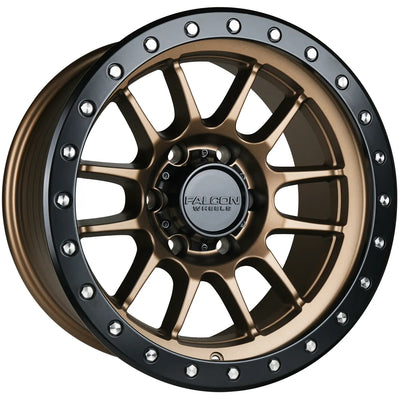 Falcon T7 Bronze/Black wheel