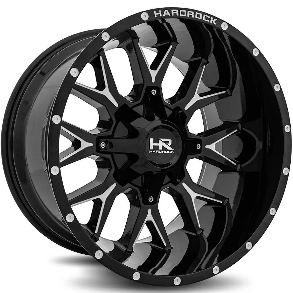 Hardrock H700 AFFLICTION Black/Machined wheel