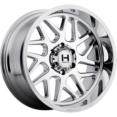 Hostile Sprocket Chrome wheel