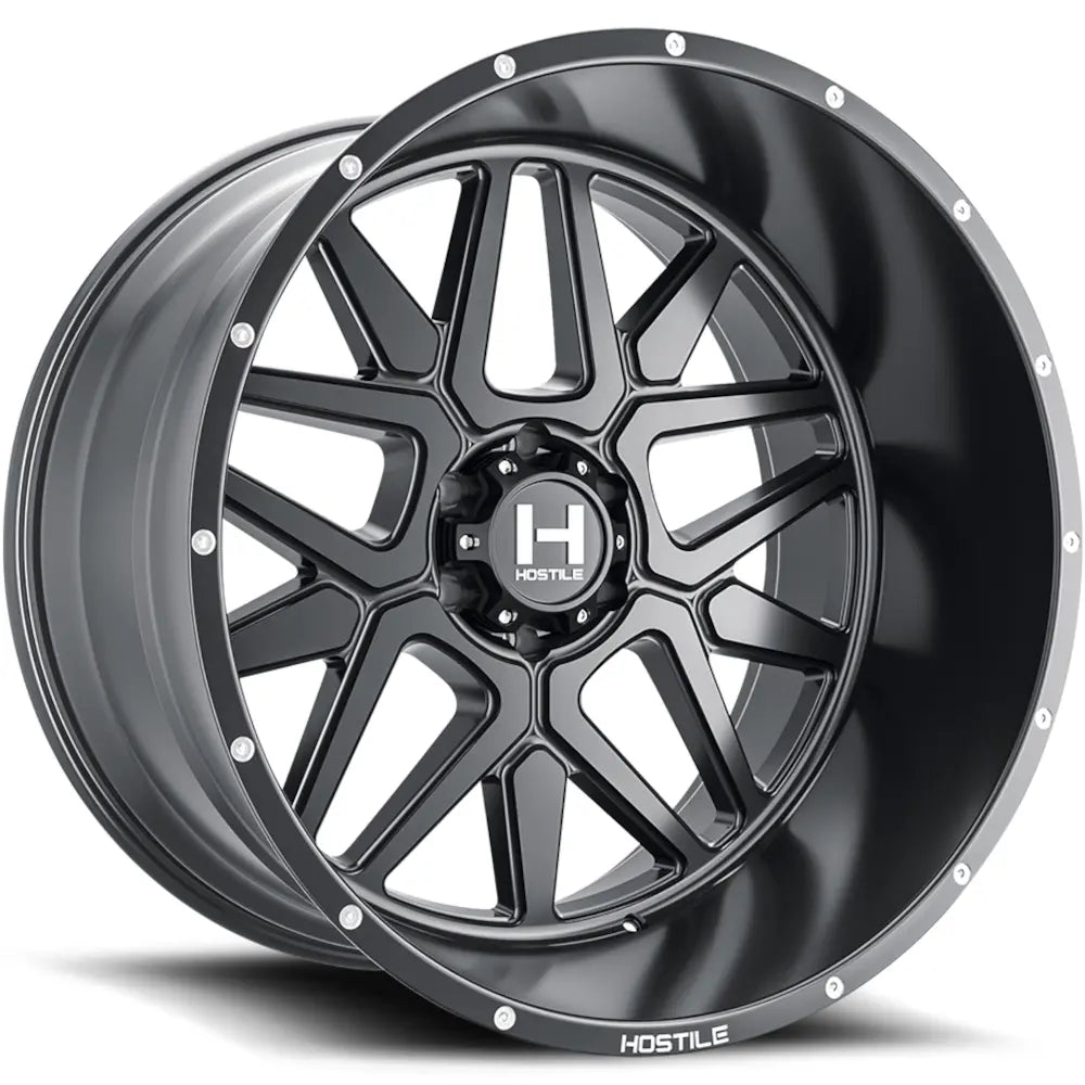 Hostile H128 Black wheel