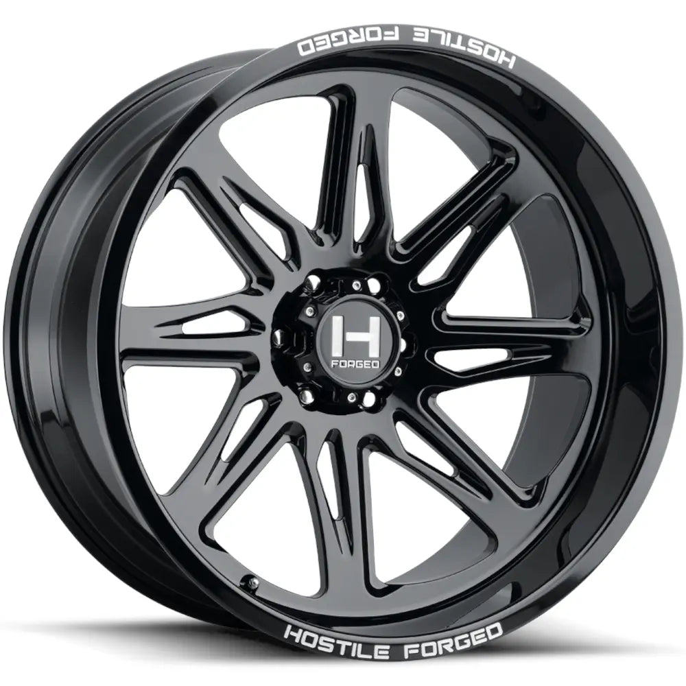 Hostile Forged HF07 TOMAHAWK Black wheel