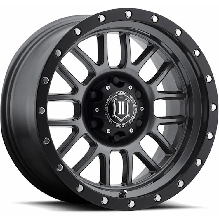 Icon Alpha Gunmetal/Black wheel