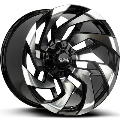 Off-Road Monster M24 Black/Machined wheel