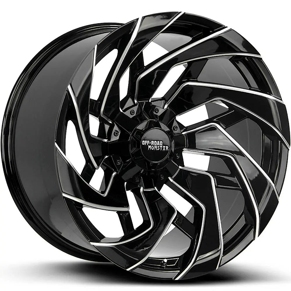 Off-Road Monster M24 Black/Machined wheel