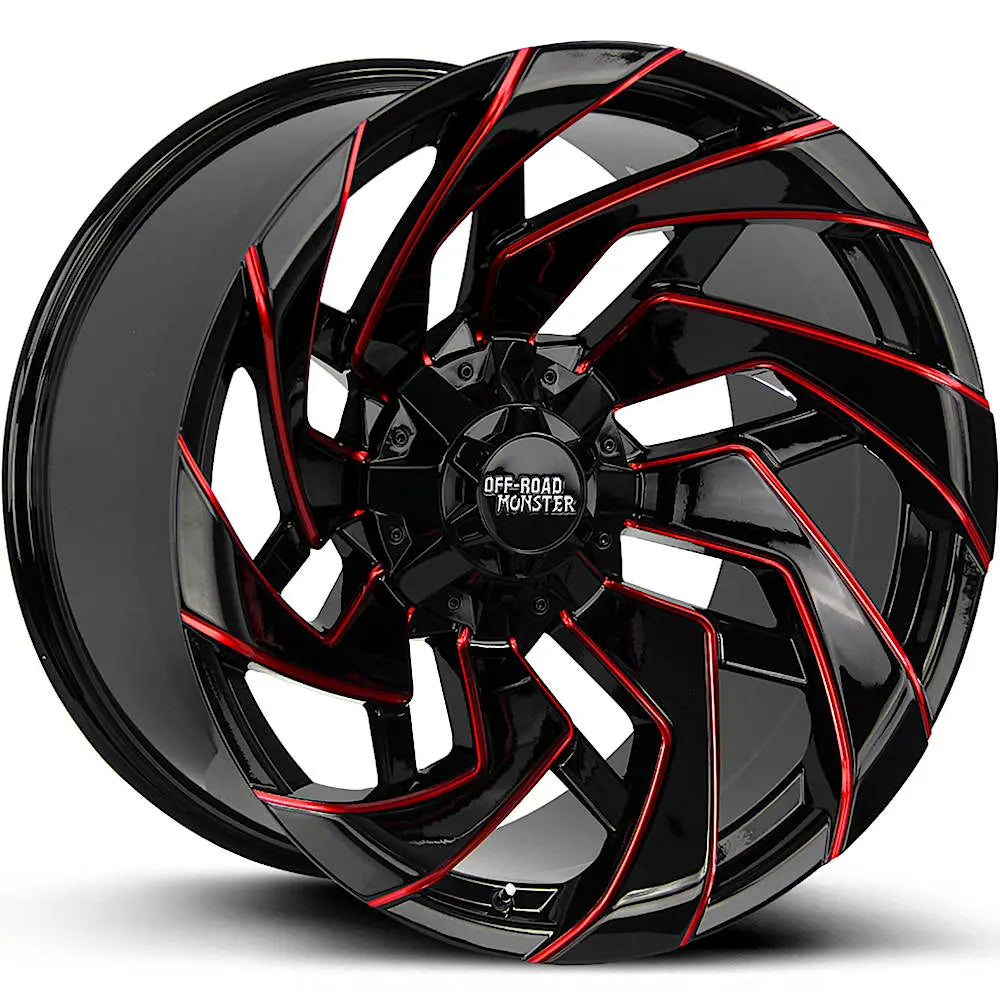 Off-Road Monster M24 Black/Red wheel