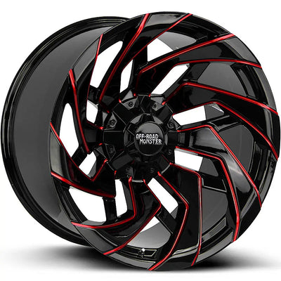Off-Road Monster M24 Black/Red wheel