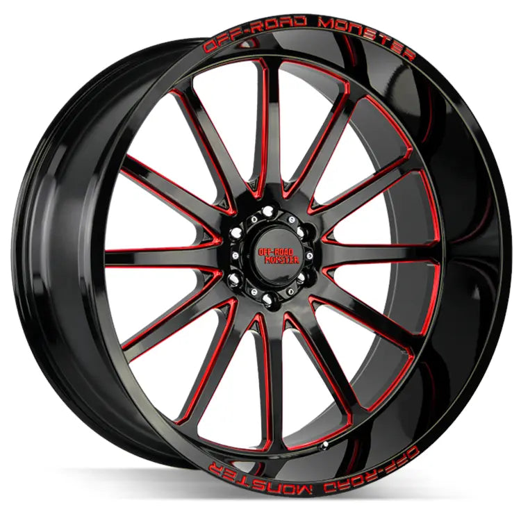 Off-Road Monster M26 Black/Red wheel