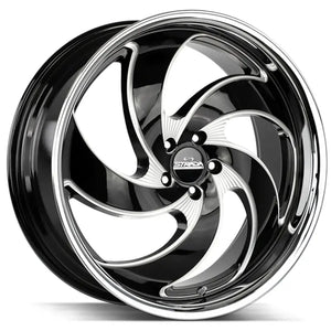 Strada RETRO 5 Black/Machined/Chrome wheel