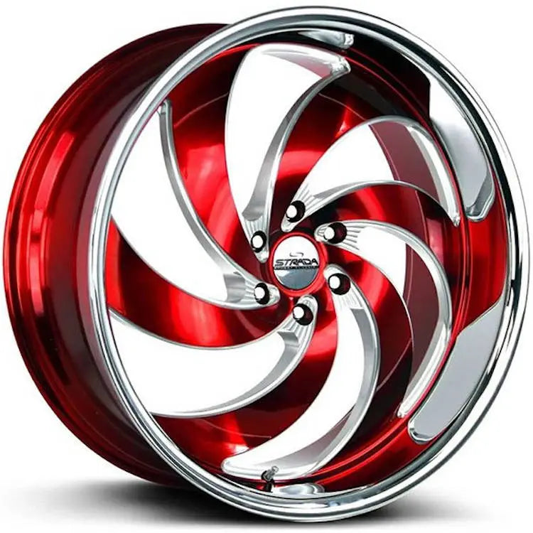 Strada RETRO 6 Red/Milled wheel