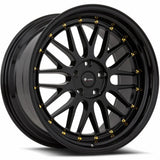 Vors VR8 Black/Gold wheel