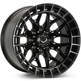 Vossen HFX-1 Black/Machined wheel