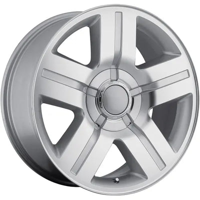 Strada Replicas Silverado Texas Edition Replica Silver/Machined wheel