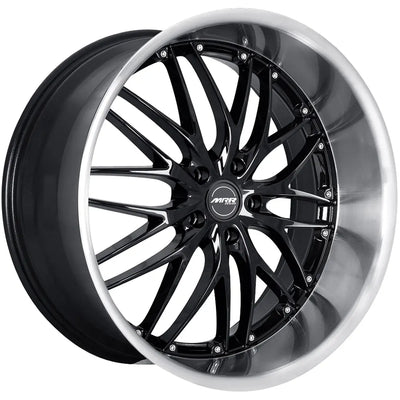 MRR GT1 Machined/Milled/Black wheel