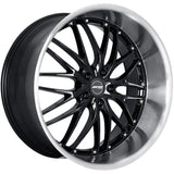 MRR GT1 Machined/Milled/Black wheel