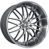 MRR GT1 Machined/Milled/Silver wheel