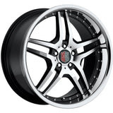MRR RW2 Black/Chrome wheel