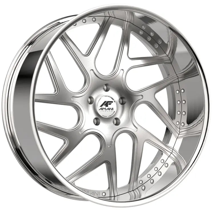 Amani Apollo-R Brushed/Chrome wheel
