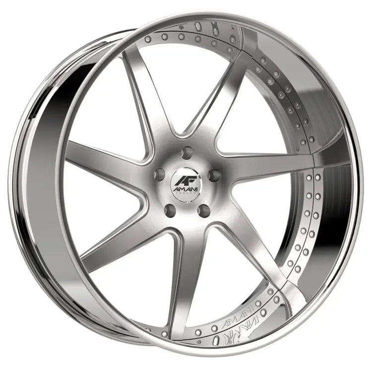 Amani Devine-R Brushed/Chrome wheel