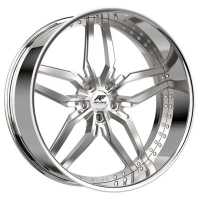 Amani DRIFT Brushed/Chrome wheel