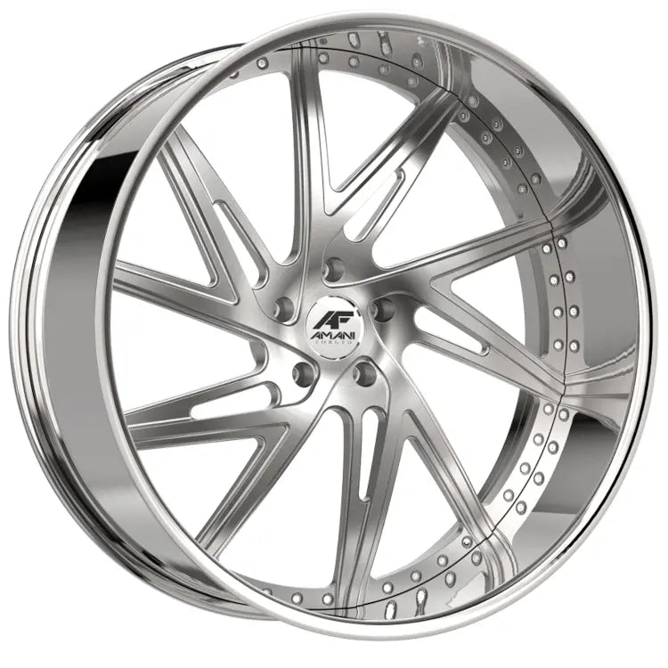 Amani Conrad Brushed/Chrome wheel