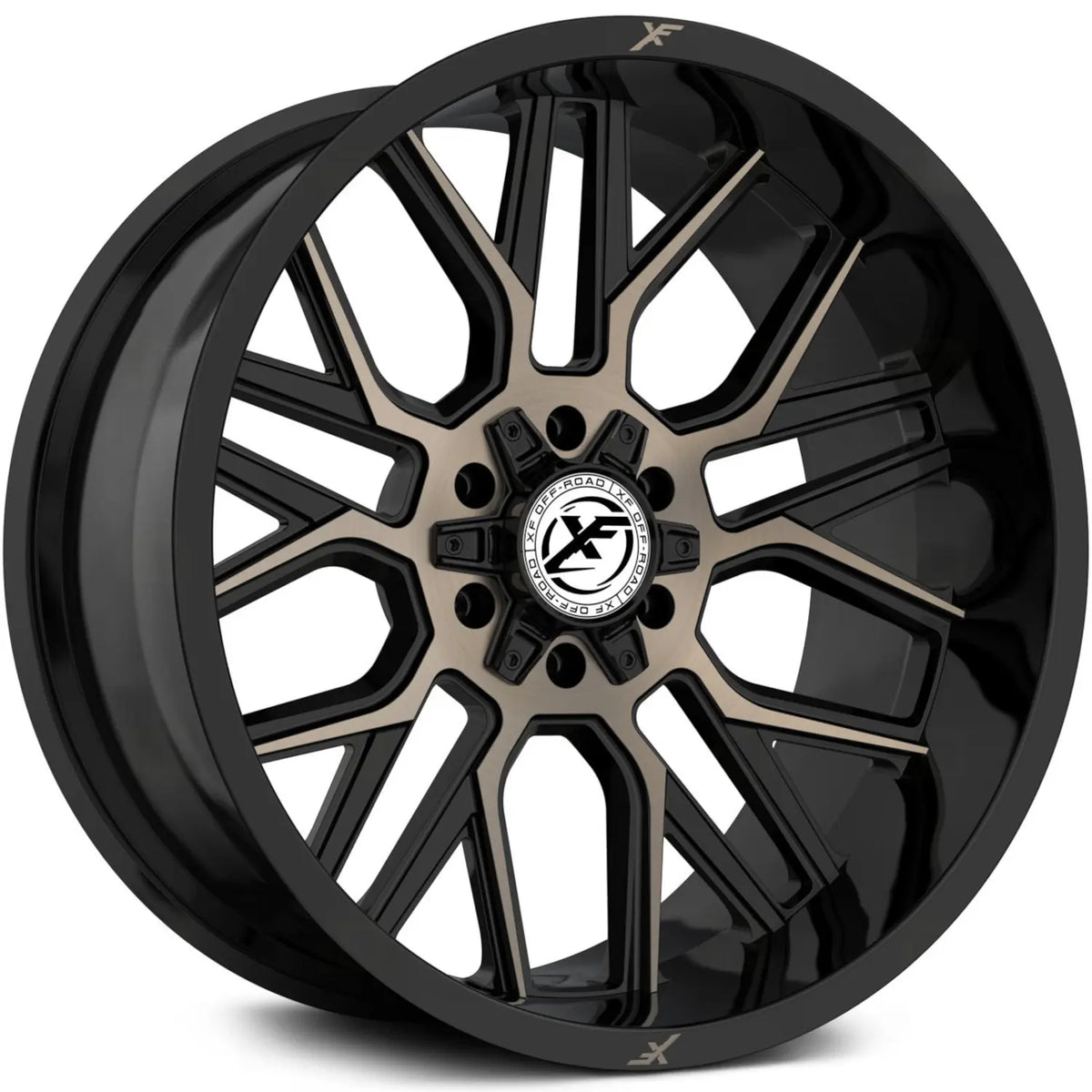 XF Off-Road XF-235 Black/Bronze wheel