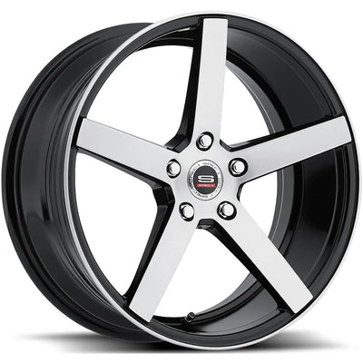 Spec-1 SP-36 Black/Brushed wheel