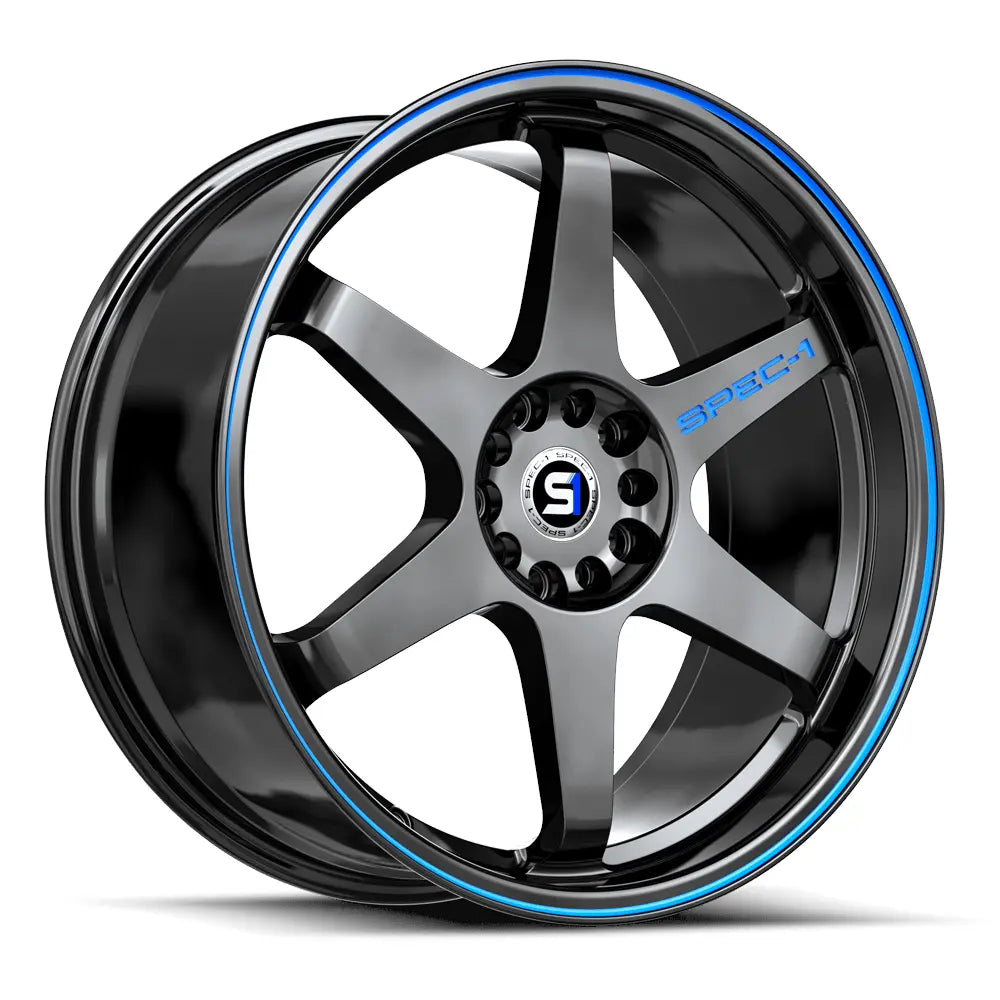 Spec-1 SPT-33 Black/Blue wheel
