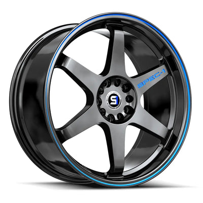 Spec-1 SPT-33 Black/Blue wheel