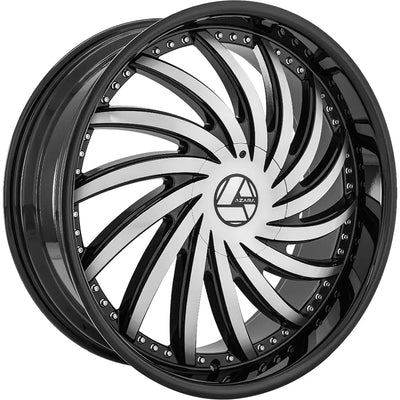 Azara AZA-508 Black Machined wheel