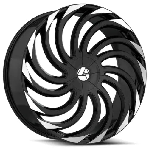 Azara AZA-534 Black Machined wheel