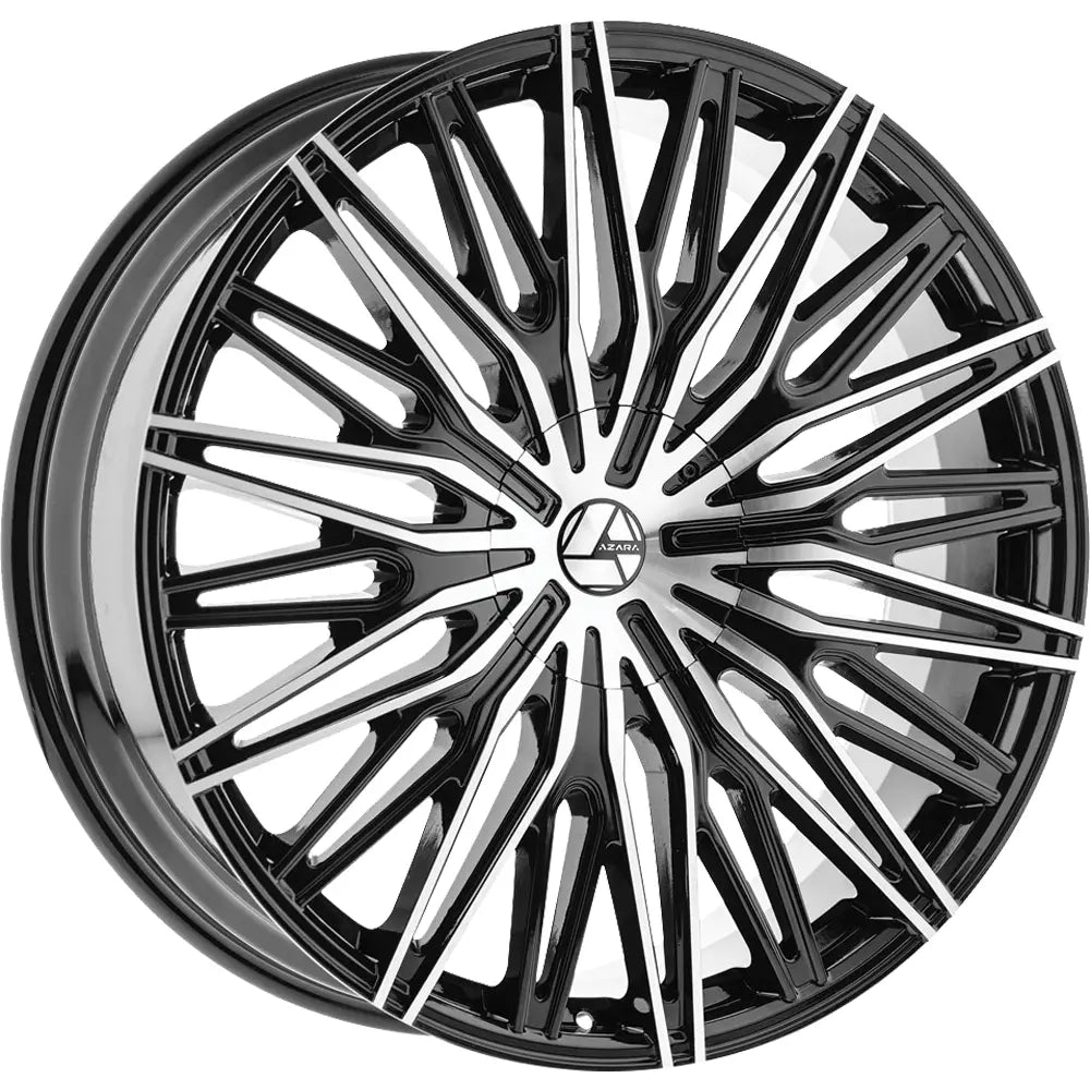 Azara AZA-522 Black Machined wheel