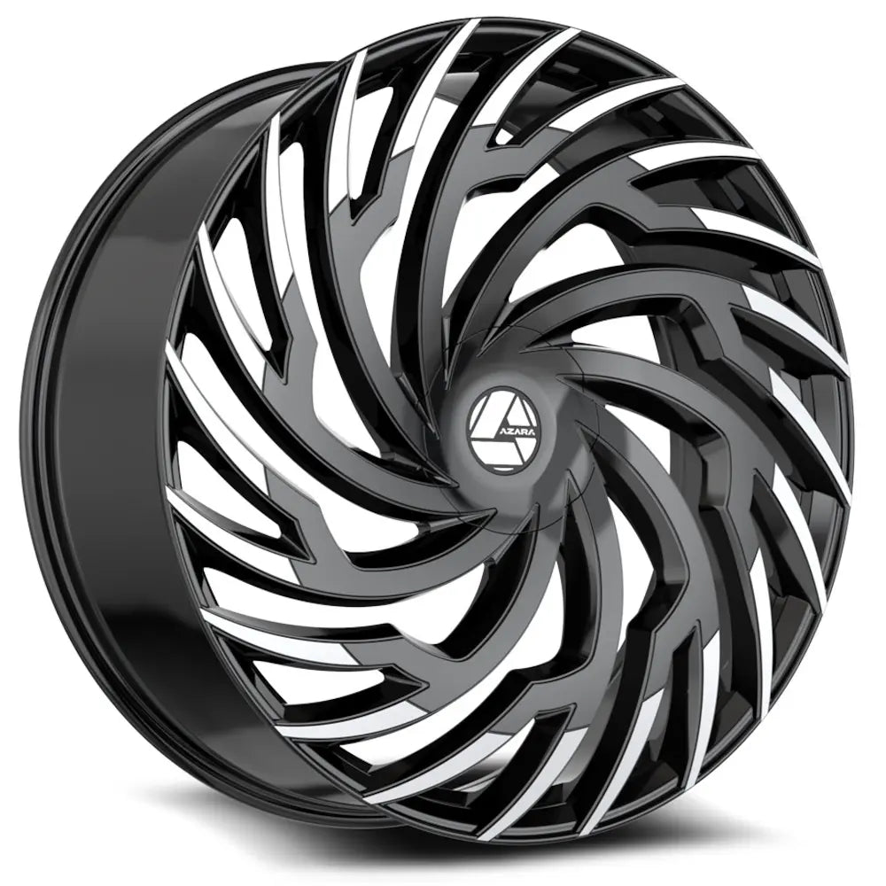 Azara AZA-536 Black Machined wheel