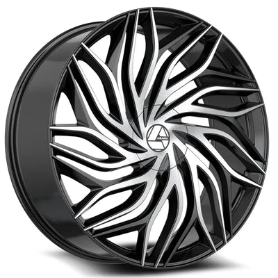 Azara AZA-537 Black Machined wheel