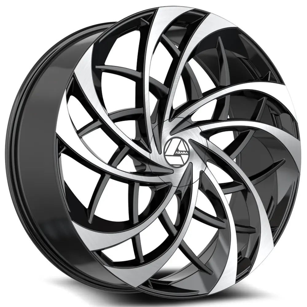 Azara AZA-540 Black Machined wheel
