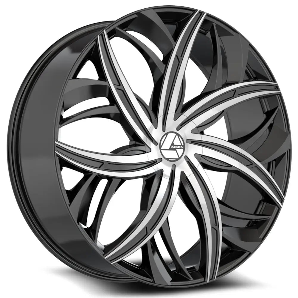 Azara AZA-541 Black Machined wheel