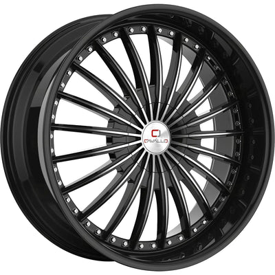 Cavallo CLV-32 Black Machined wheel