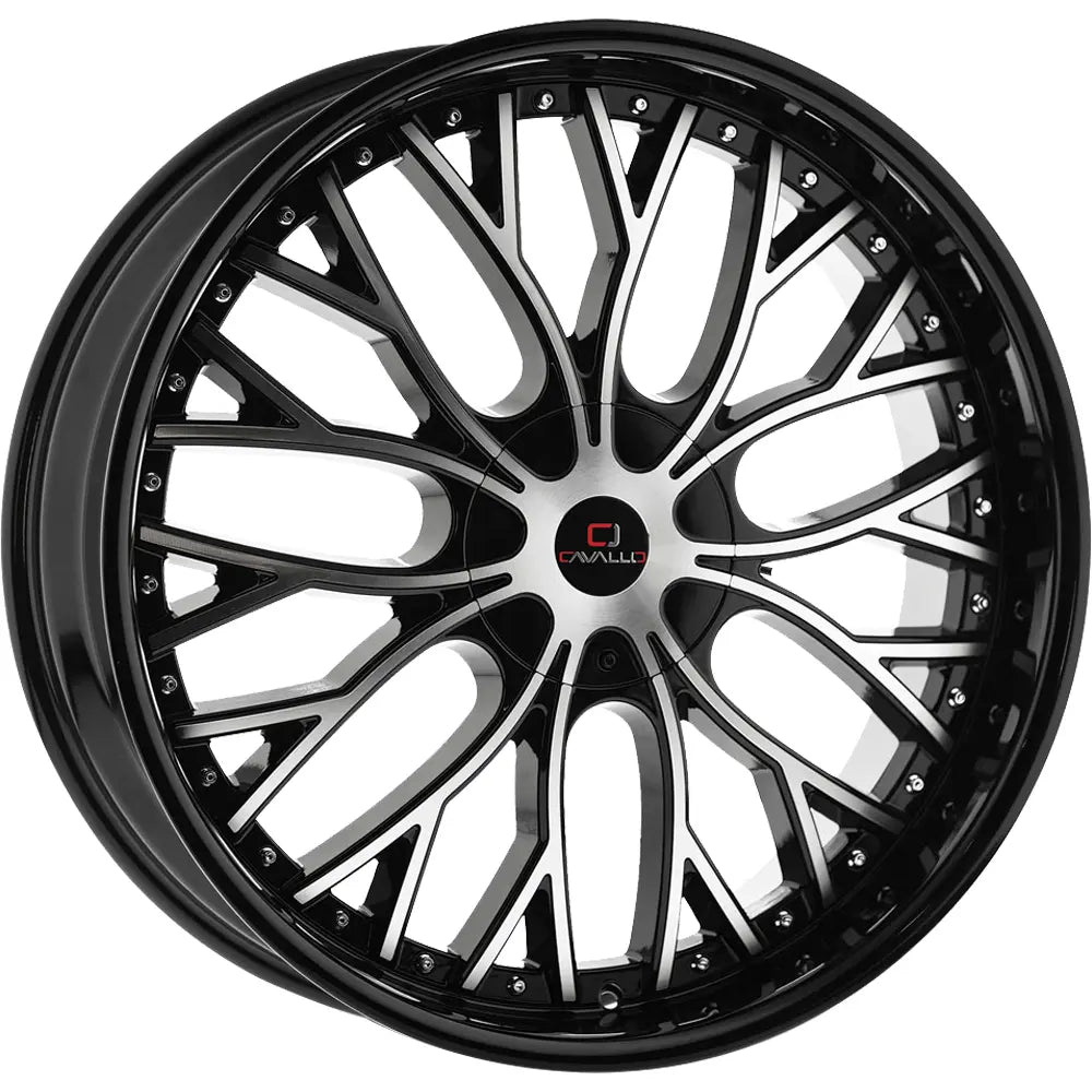 Cavallo CLV-33 Black Machined wheel