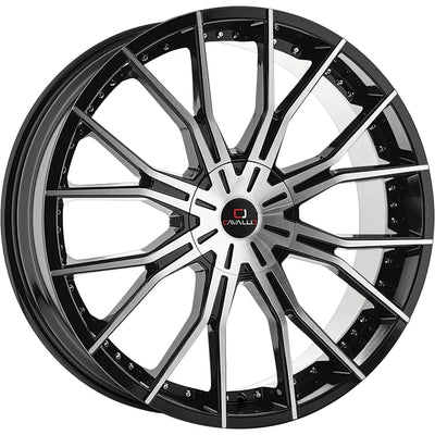 Cavallo CLV-36 Black Machined wheel