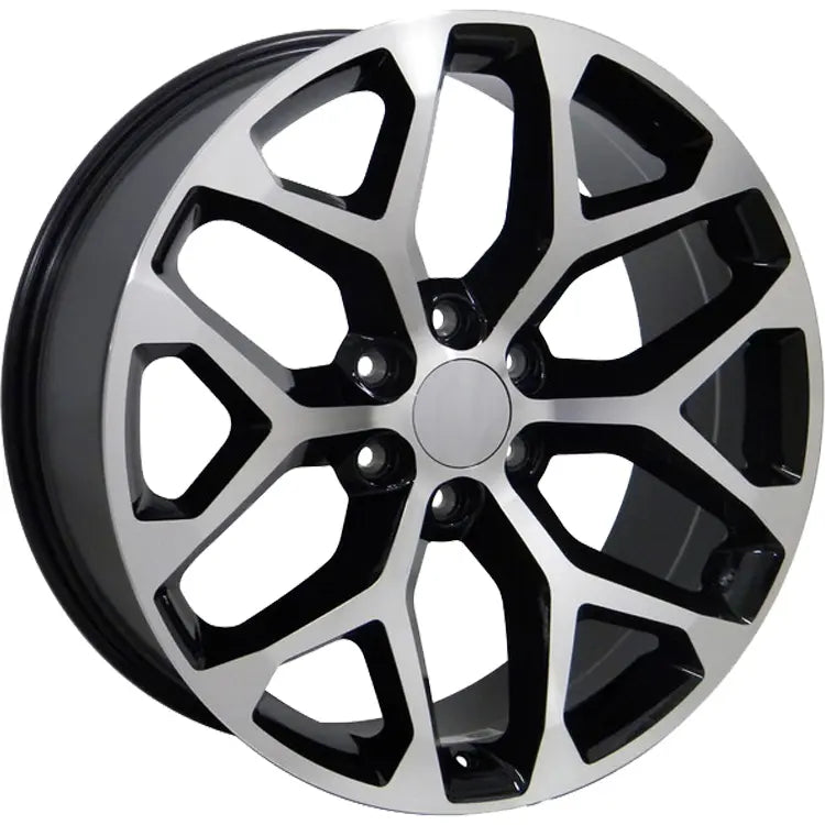 OE Revolution G-09 Black Machined wheel
