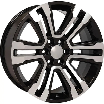 OE Revolution G-10 Black Machined wheel