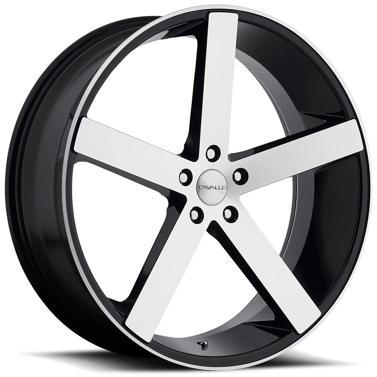 Cavallo CLV-5 Black Machined wheel