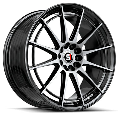 Spec-1 SP-64 Black Machined wheel