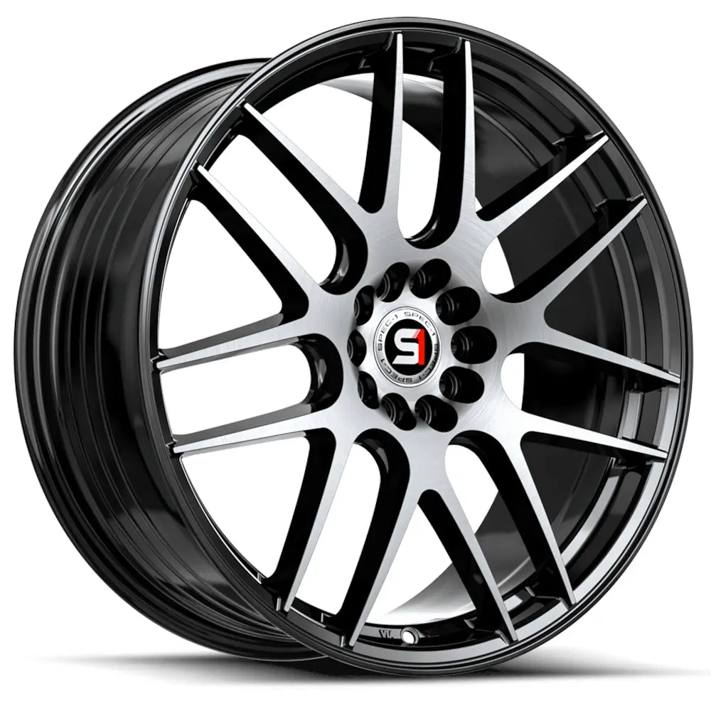 Spec-1 SP-65 Black Machined wheel