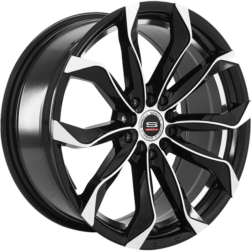 Spec-1 SP-44 Black Machined wheel
