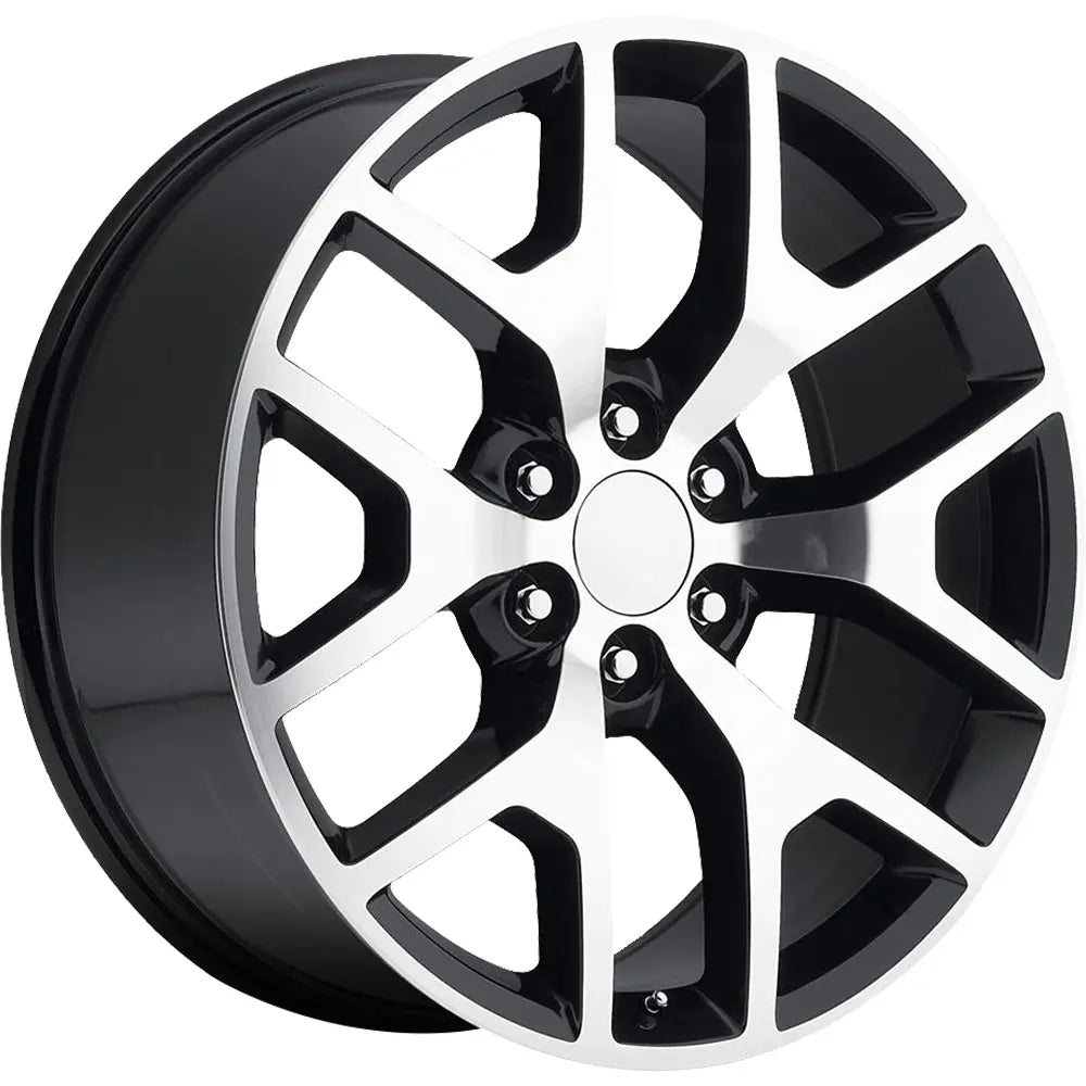 OE Revolution G-04 Black Machined wheel