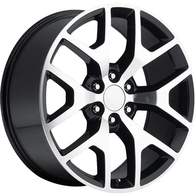 OE Revolution G-04 Black Machined wheel
