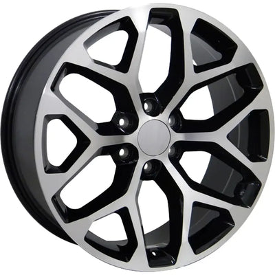 OE Revolution G-09 Black Machined wheel